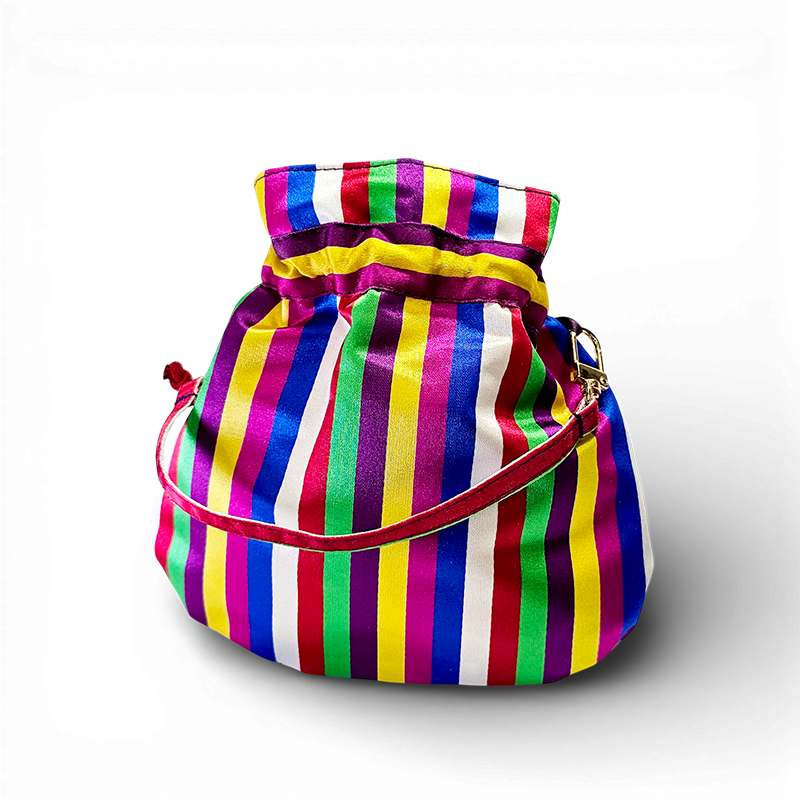 수공예 색동복주머니 손지갑