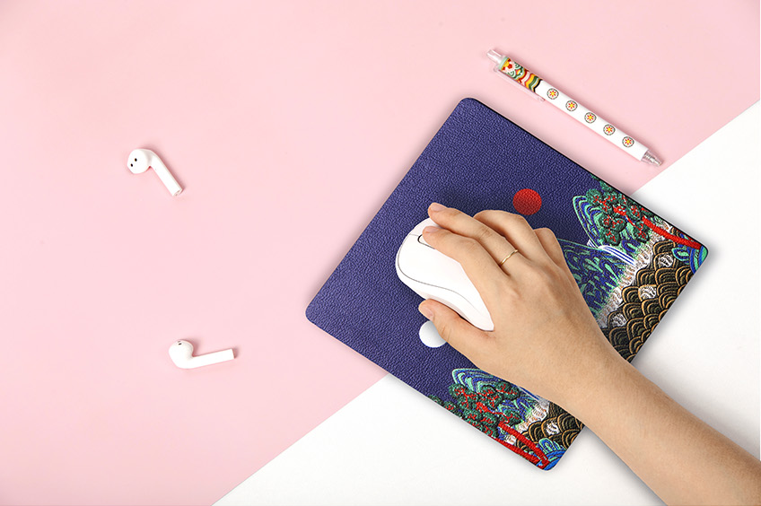 조선회화 정사각 마우스패드