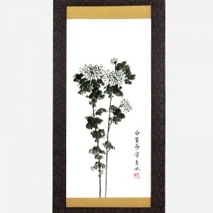 족자小-국화 리뷰 이미지