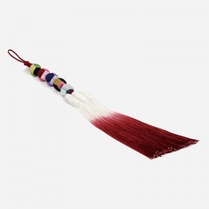 색동구슬5단 노리개 [자주색] 리뷰 이미지