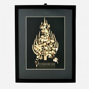 액자-금제관식(王)1/2