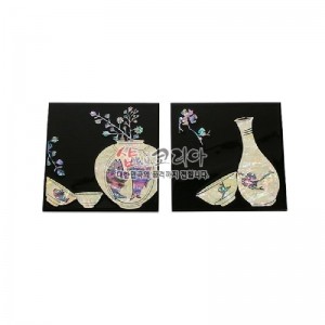 자개컵받침-도자문 리뷰 이미지