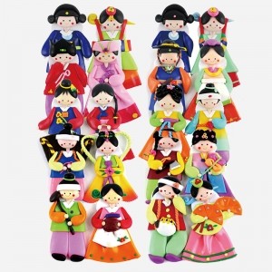 민예인형메모홀더2P-10종세트 리뷰 이미지