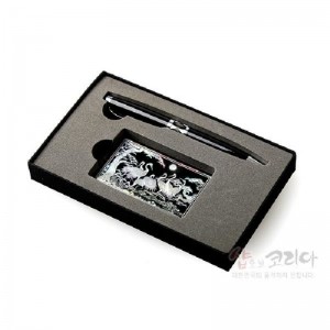 자개USB카드메모리(8G)+자개볼펜-군학도 리뷰 이미지