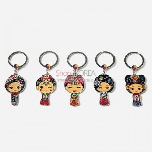 민속열쇠고리5p세트-한복