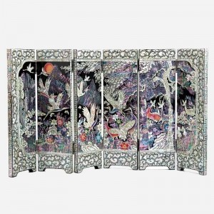 장생도 나전병풍 6폭[흑색] 리뷰 이미지