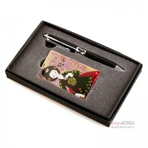 한국의 아침 카드형USB(16G)+자개볼펜-왕비 리뷰 이미지