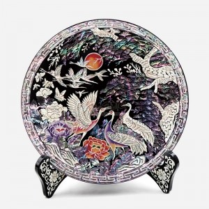 나전칠기 쟁반 - 송학(미니) 리뷰 이미지