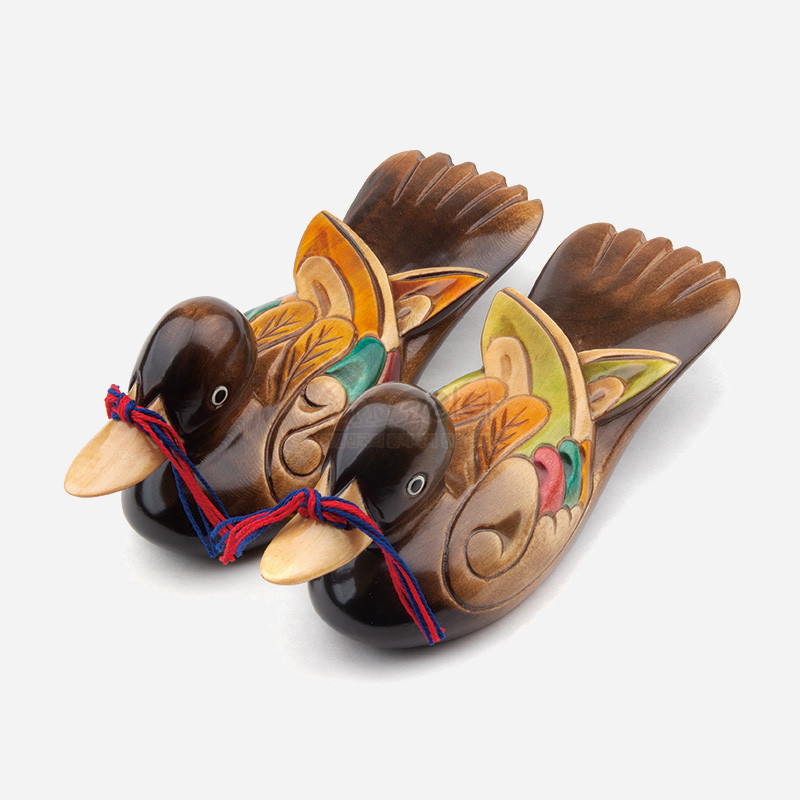 목각장식-부부원앙(겹친날개) 목각장식-부부원앙(겹친날개)