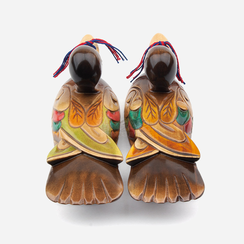 목각장식-부부원앙(겹친날개) 목각장식-부부원앙(겹친날개)