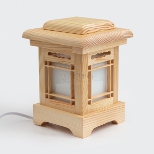 전통 사각등 작은 땅 - 한지 창문