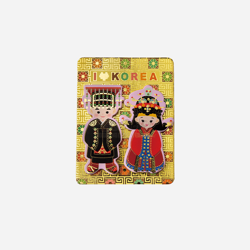 전통예복 입체자석 6종