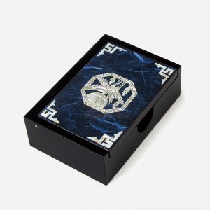 나전칠기 한지명함함-청학