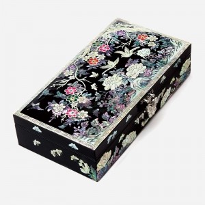 나전칠기 색매화-직보석함