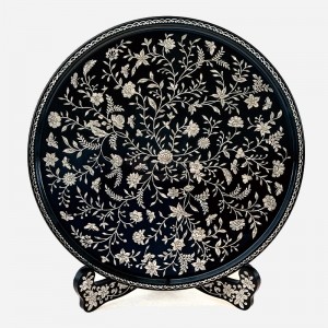 천년시 나전칠기 쟁반-나전넝쿨