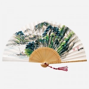 소단 홍현희 작 전통 접부채 - 여름(합죽선)