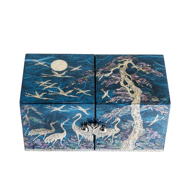 한지나전쌍합 소나무와 학의노래(청)