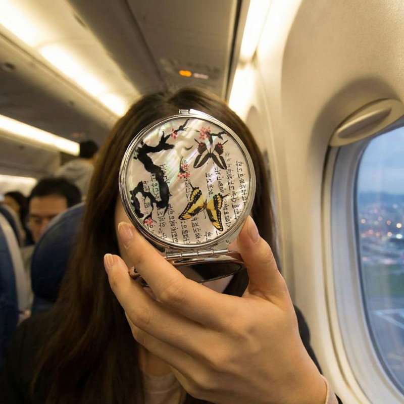 여성이라면 누구나, 그리고 어디서나 가지고 다니느 손거울