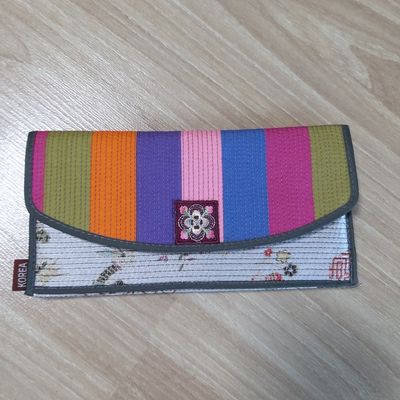 누비수(秀) 색동 장지갑[회색] 리뷰 이미지