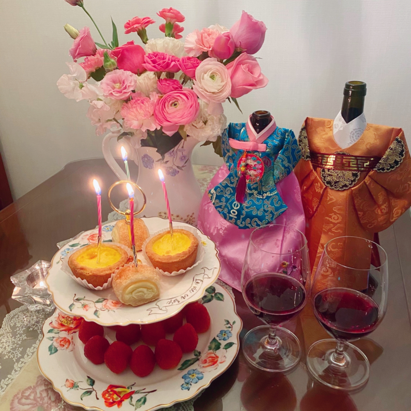 예쁘고 행복한 결혼기념일을 보냈어요~^^