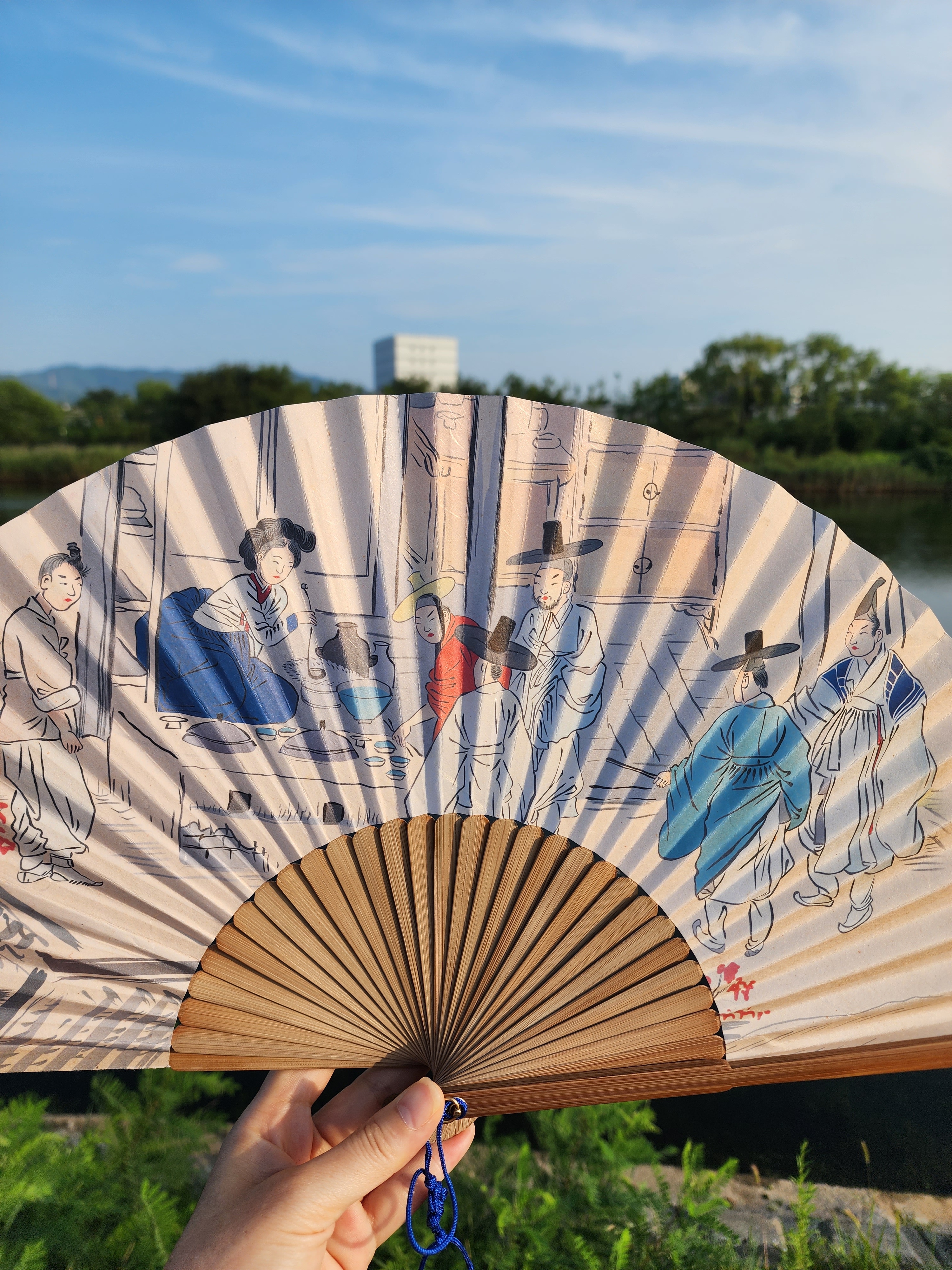 제취향의부채.바람도 시원하고 좋아요