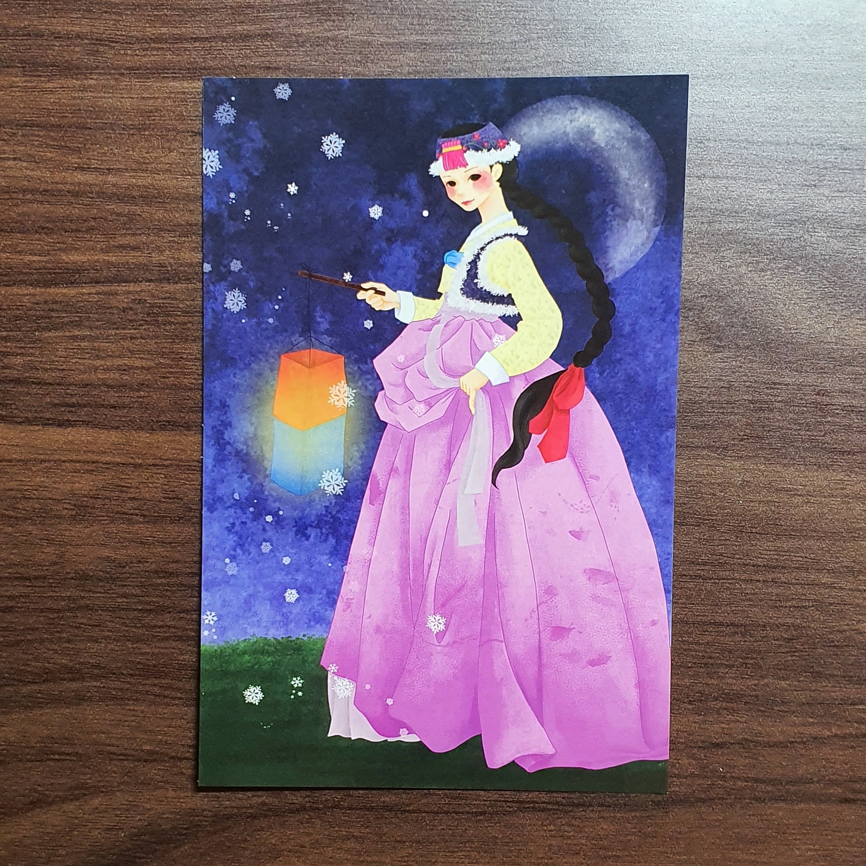 겨울과 어울리는 예쁜 일러스트네요