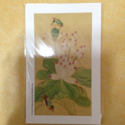 민화 엽서(小) - 연화도 리뷰 이미지