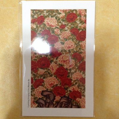 민화 엽서(小) - 모란도1 리뷰 이미지