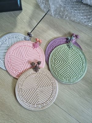 [소산당]누비컵받침마름모-원형5종 리뷰 이미지