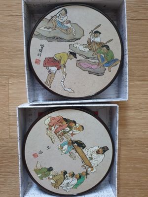 전통컵받침-신윤복 리뷰 이미지