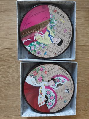 전통컵받침-여인한복 리뷰 이미지