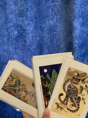 민화 엽서(小) - 일월오봉도 리뷰 이미지