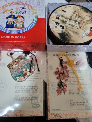 금장책갈피-십장생부채 리뷰 이미지