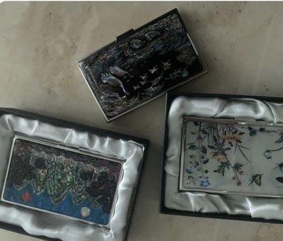 송학 명함집 리뷰 이미지