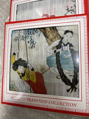 민속화 손수건-단오풍정(신윤복) 리뷰 이미지