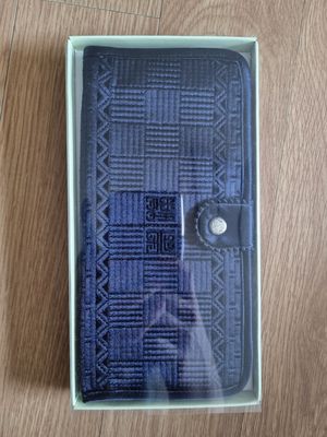 [소산당]누비수 단색 장지갑- 감색 리뷰 이미지