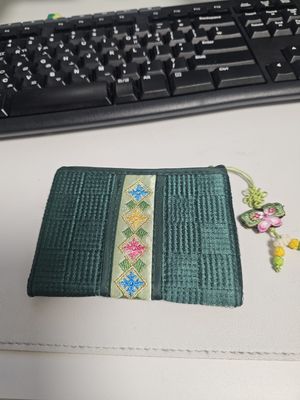 띠사각동전지갑-녹색 리뷰 이미지