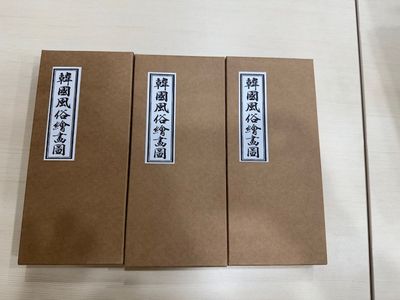 8폭실크작은병풍 중-신윤복 리뷰 이미지