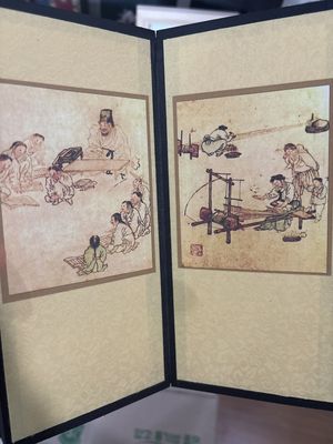 8폭실크작은병풍 중-김홍도 리뷰 이미지