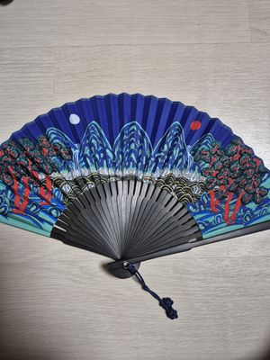 전통민화부채-일월오봉도 리뷰 이미지