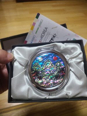 누름자개손거울-일월오봉도 리뷰 이미지