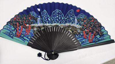 전통민화부채-일월오봉도 리뷰 이미지