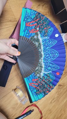 전통민화부채-일월오봉도 리뷰 이미지