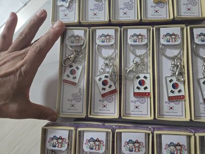 #한국기념품 태극기 열쇠고리 외국인선물 한국굿즈 리뷰 이미지