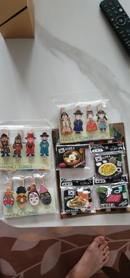 민속 메모자석집게 4P-탈 리뷰 이미지