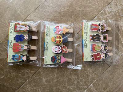 민속 메모자석집게 4P-장군 리뷰 이미지