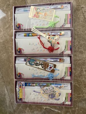 한국문화4종 책갈피+볼펜세트 리뷰 이미지