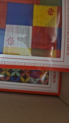 민속화 손수건-전통 조각보 리뷰 이미지