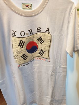 3D 친환경 입체발포 티셔츠 - 태극기 리뷰 이미지