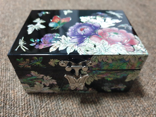 직보석함-채색목단[흑색] 리뷰 이미지